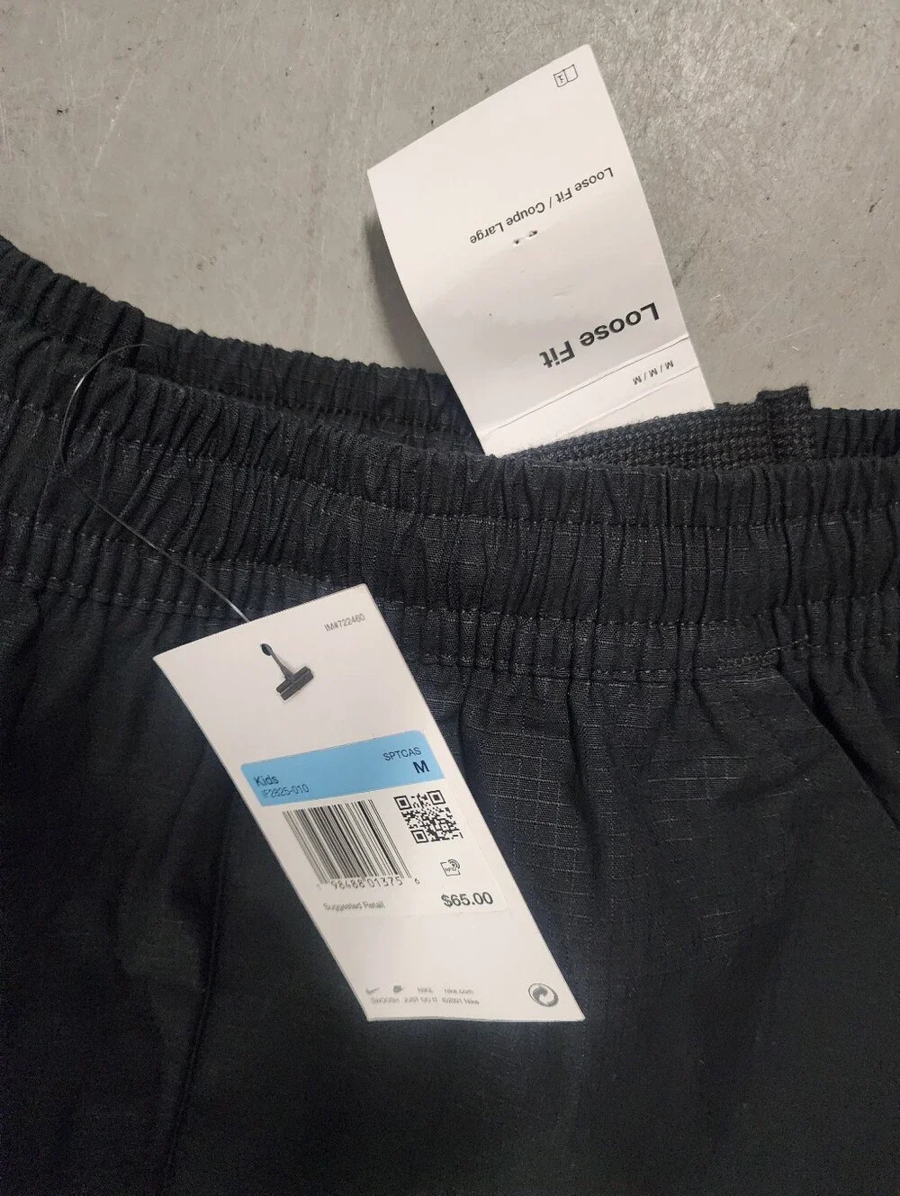 Nike Big Kids' Sportswear Club Woven Cargo Pants - Black